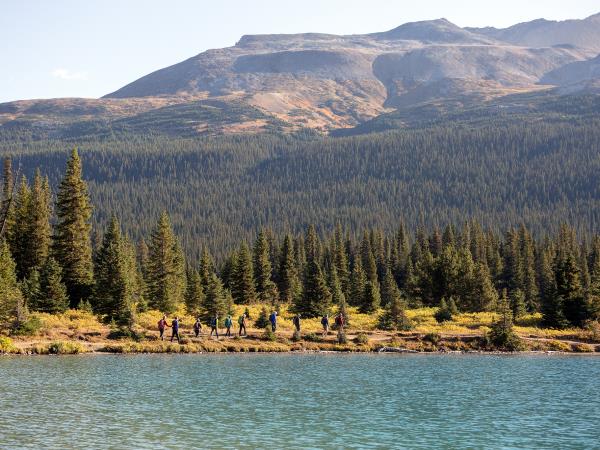 Hike, bike and rafting adventure in the Canadian Rockies