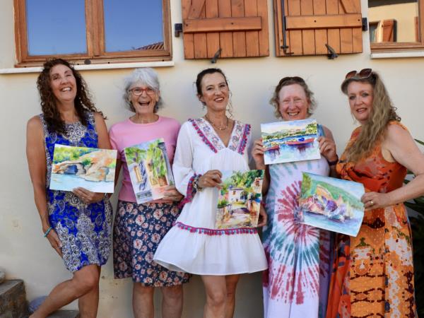 Plein Air painting vacation in Greece