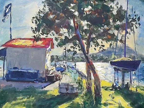 Plein Air painting vacation in Greece