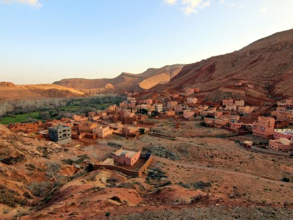 High Atlas mountains hiking vacation in Morocco