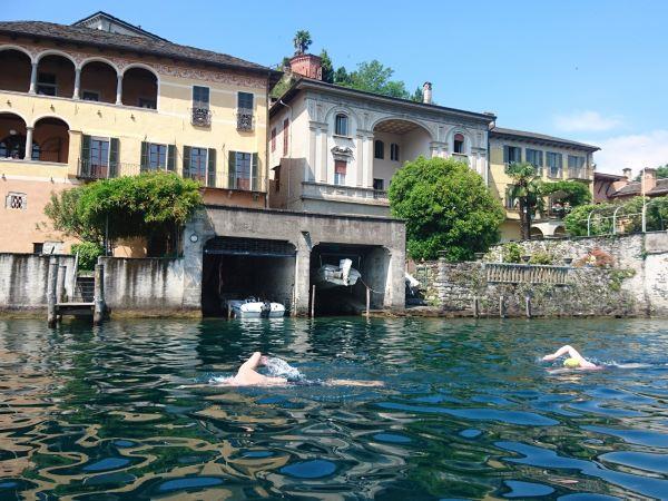 Lago d�Orta swimming vacation, Italy
