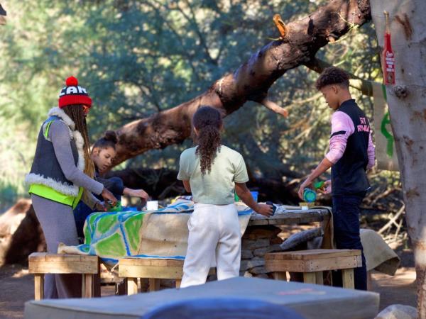 Family wildlife volunteering in South Africa