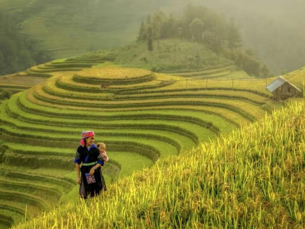 Hiking vacation in northern Vietnam