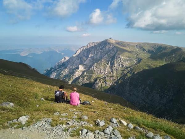 Hiking vacation in the Transylvanian Alps, Romania