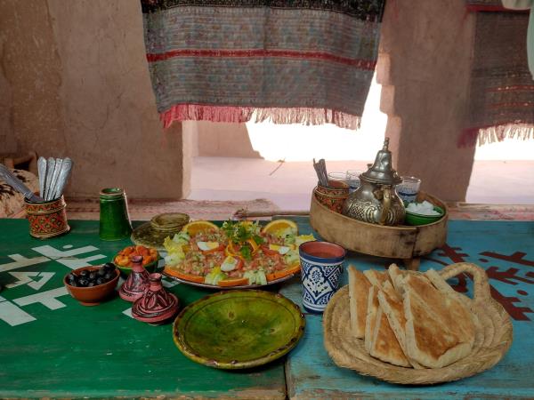 Painters retreat in mountains in Southern Morocco