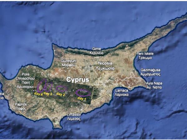 Cyprus trekking vacation