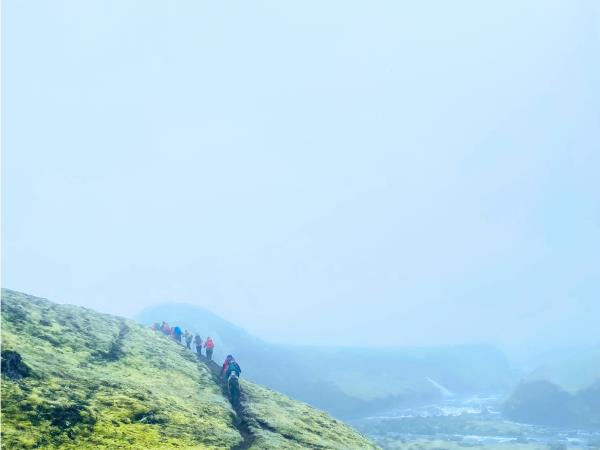 Hiking in Iceland, small group