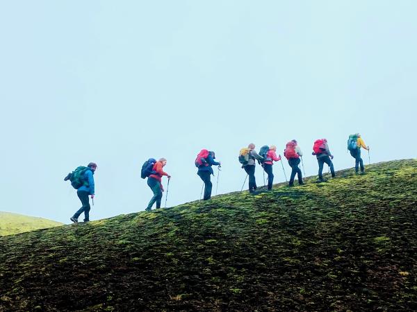 Hiking in Iceland, small group
