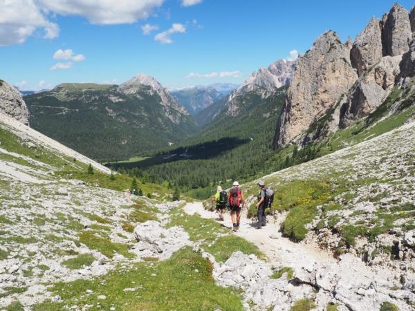 Dolomites guided hiking vacation