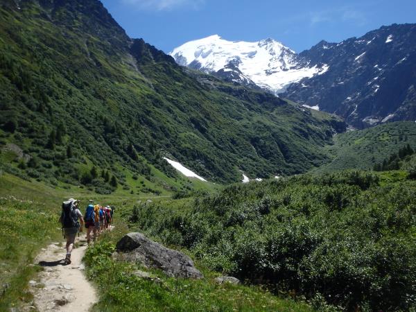 Womens only Tour du Mont Blanc guided walking vacation