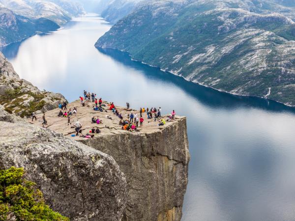 Hiking in the Fjords of Southern Norway