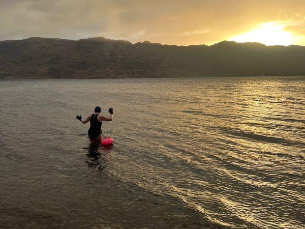Winter swimming vacation in Scotland