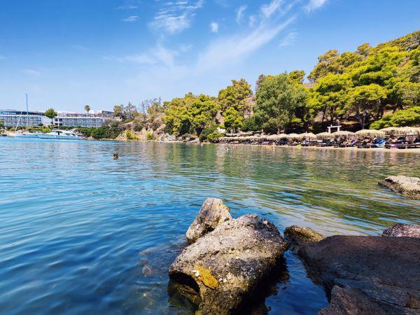 Poros swimming vacation, Greece