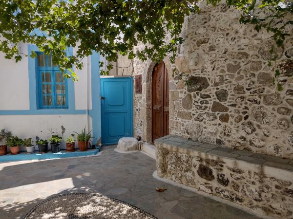 Greek Island watercolour painting vacation