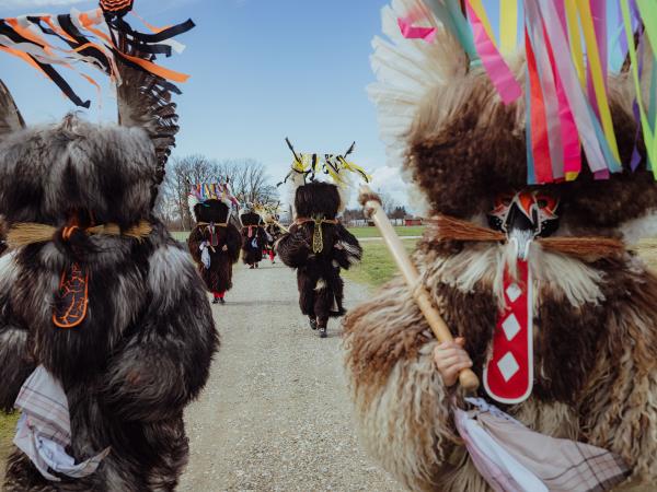 Slovenia masked festival photography vacation