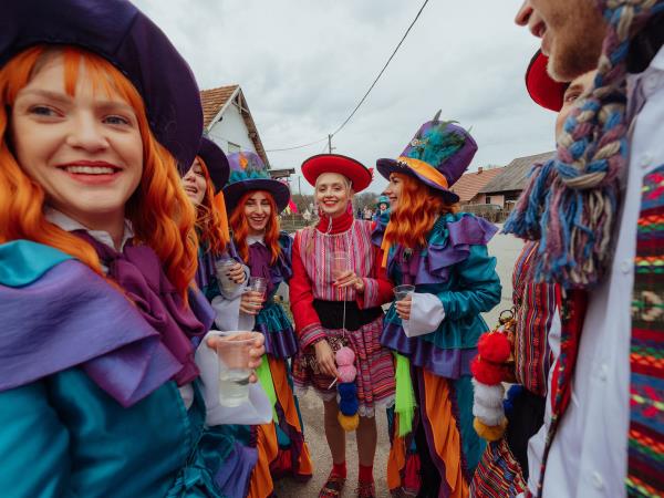 Slovenia masked festival photography vacation