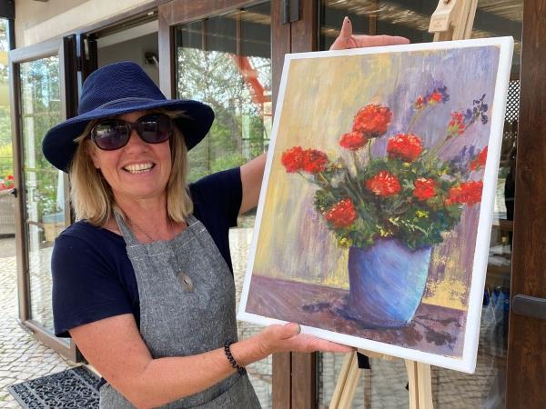 Painting and yoga vacation in Portugal