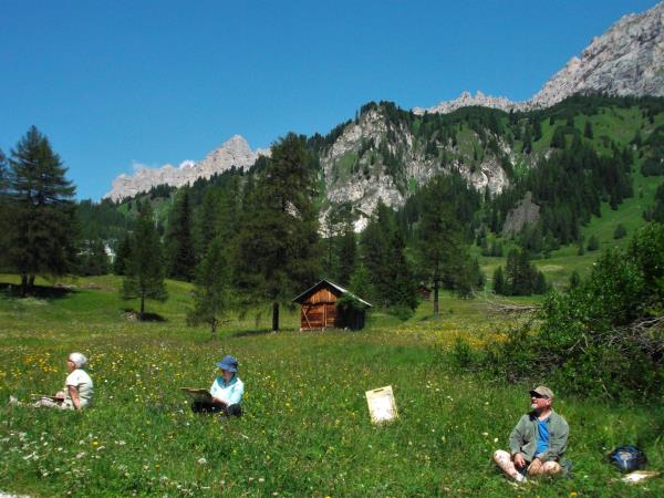Dolomites painting vacation in Italy