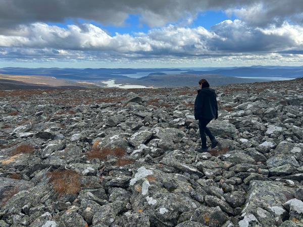 Autumn in Lapland hiking vacation, small group