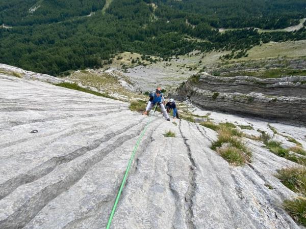 Rock climbing vacation in the French Alps
