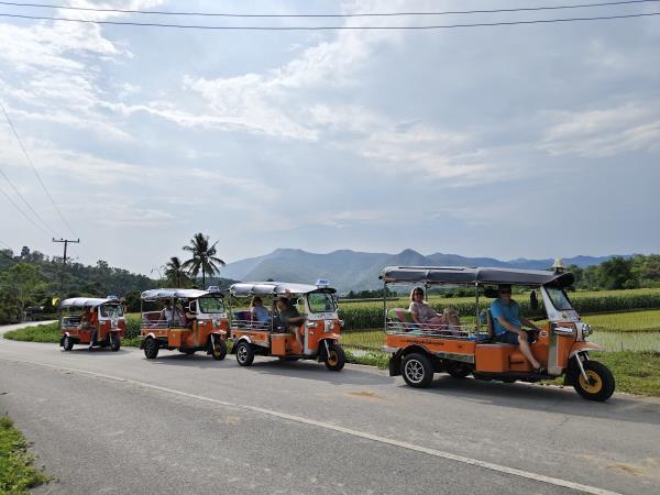 Self drive Tuk Tuk adventure vacation Thailand