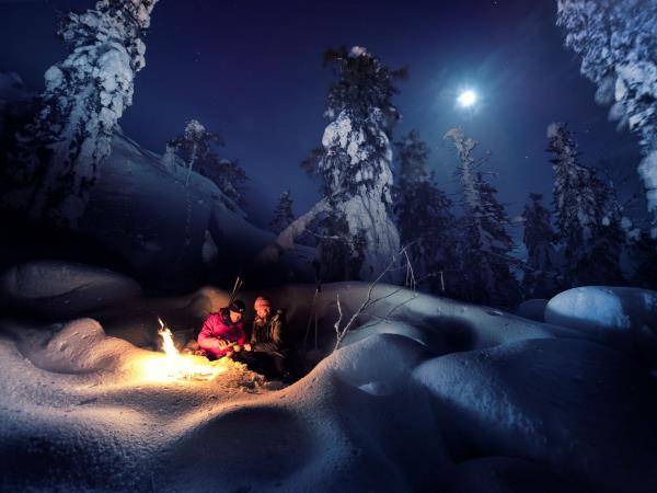 Finland winter activity vacation