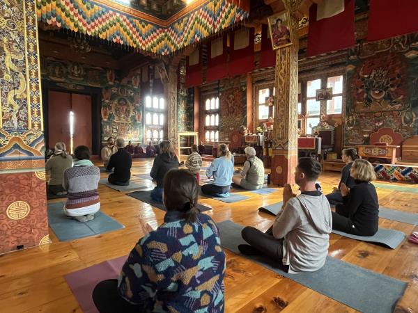 Bhutan hiking and yoga vacation