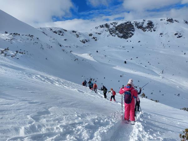 Winter snowshoeing vacation in Bulgaria