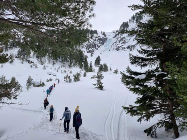 Winter snowshoeing vacation in Bulgaria