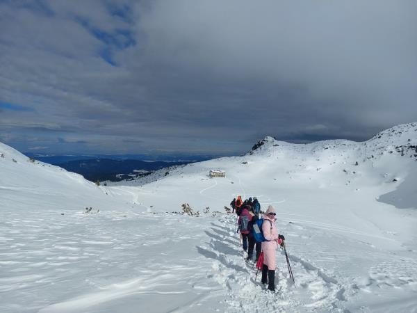 Winter snowshoeing vacation in Bulgaria