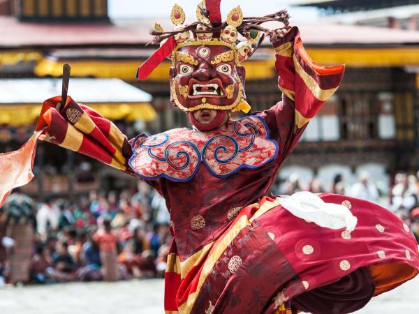 Bhutan Paro festival small group tour