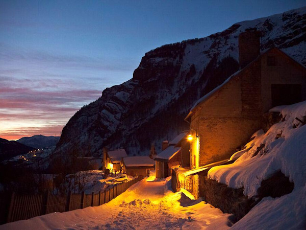 Snowshoeing in the French Alps