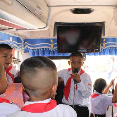 On the bus