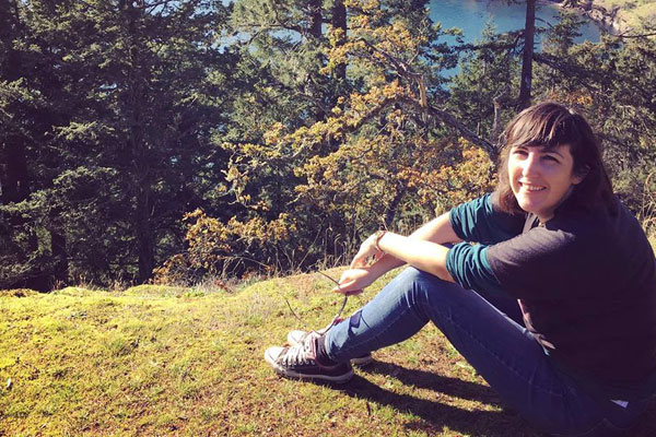 Catherine Roberts on Galiano Island