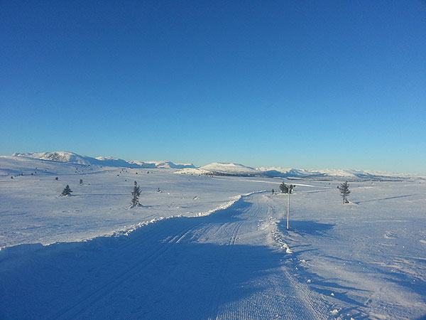 Kamben cross country skiing in Norway