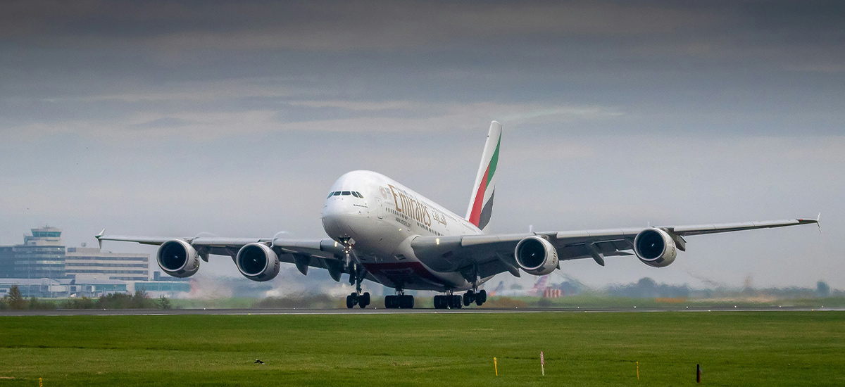 Aeroplane landing or taking off