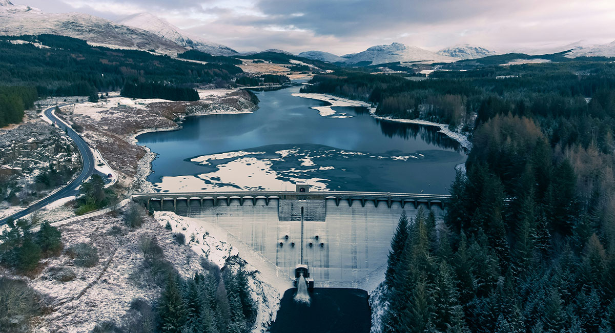 A dam in Scotland