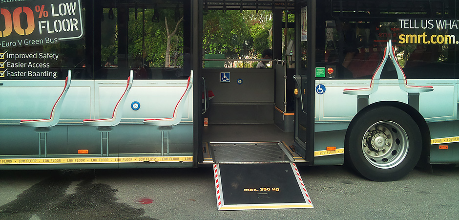 Image showing a wheelchair accessible bus.