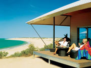 Eco beach accommodation in Western Australia. Photo by Tourism Western Australia