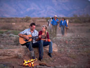 Campfire at Flinders Ranges, South Australia. Photo by South Australia Tourist Board