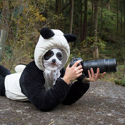 Ami in a panda suit