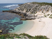 Geordie Bay coastline, Rottnest island. Photo by Richard Madden