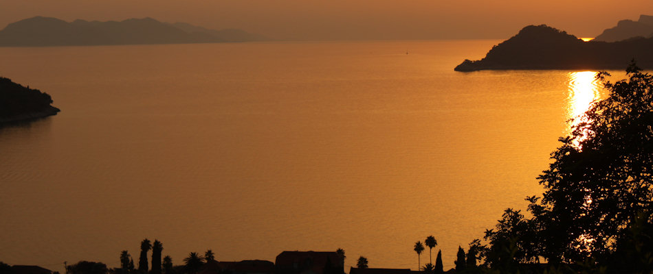 Sunset from Lopud