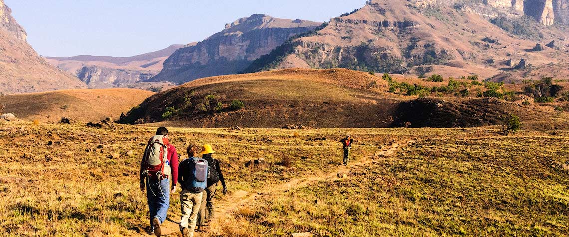 Walking in Drakensberg