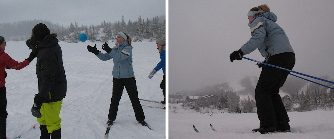 Warming up (LEFT). Starting to get dark (RIGHT)