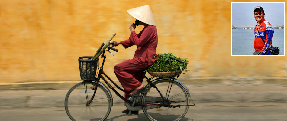 Cycling and (inset) Danh Nguyen