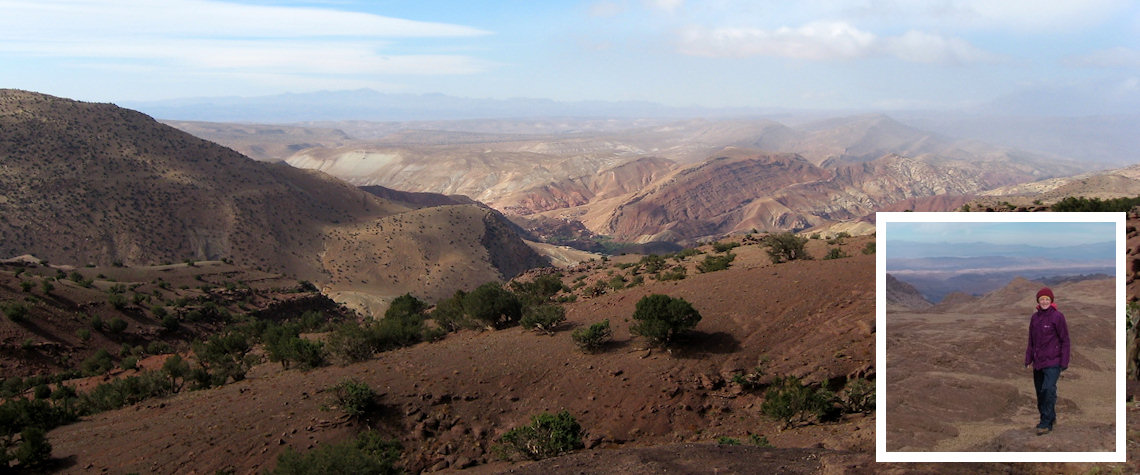 Tijhza Valley and (inset) Linda Sankey