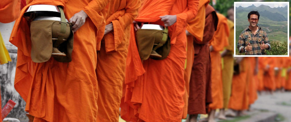 Monks and (inset) Nathan