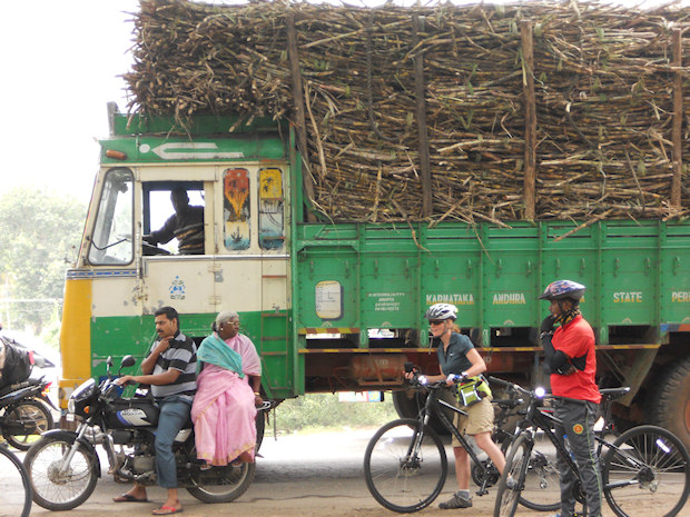 Waiting at the railway crossing