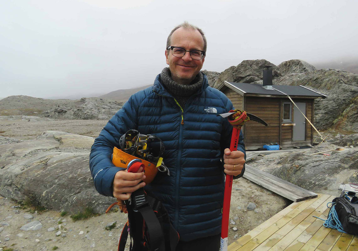 Justin in Spitsbergen